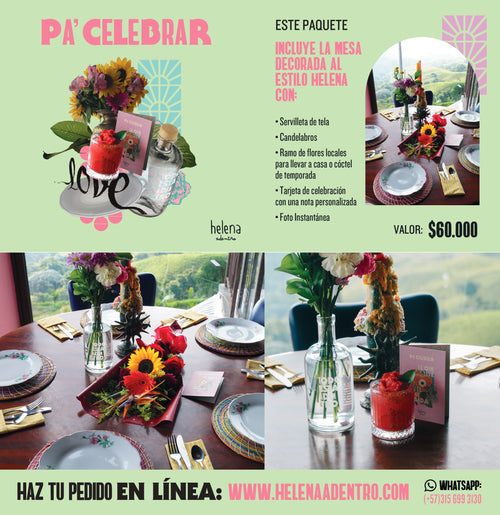 Pa' Celebrar - Coctel de Bienvenida o Ramo de Flores